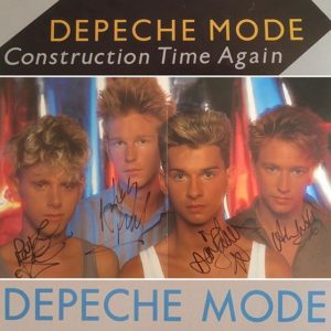 Depeche Mode autographs